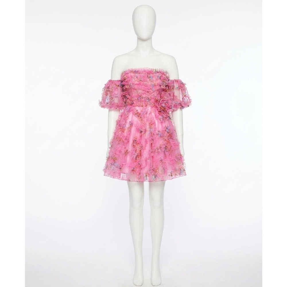 Jovani | Dresses | New Jovani Strapless Fit And Flare Mini Dress In Pink |  Poshmark